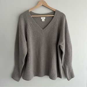 Club Monaco 100% Cashmere V-Neck Sweater Womens Size Large